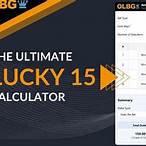 work out my lucky 15 bet